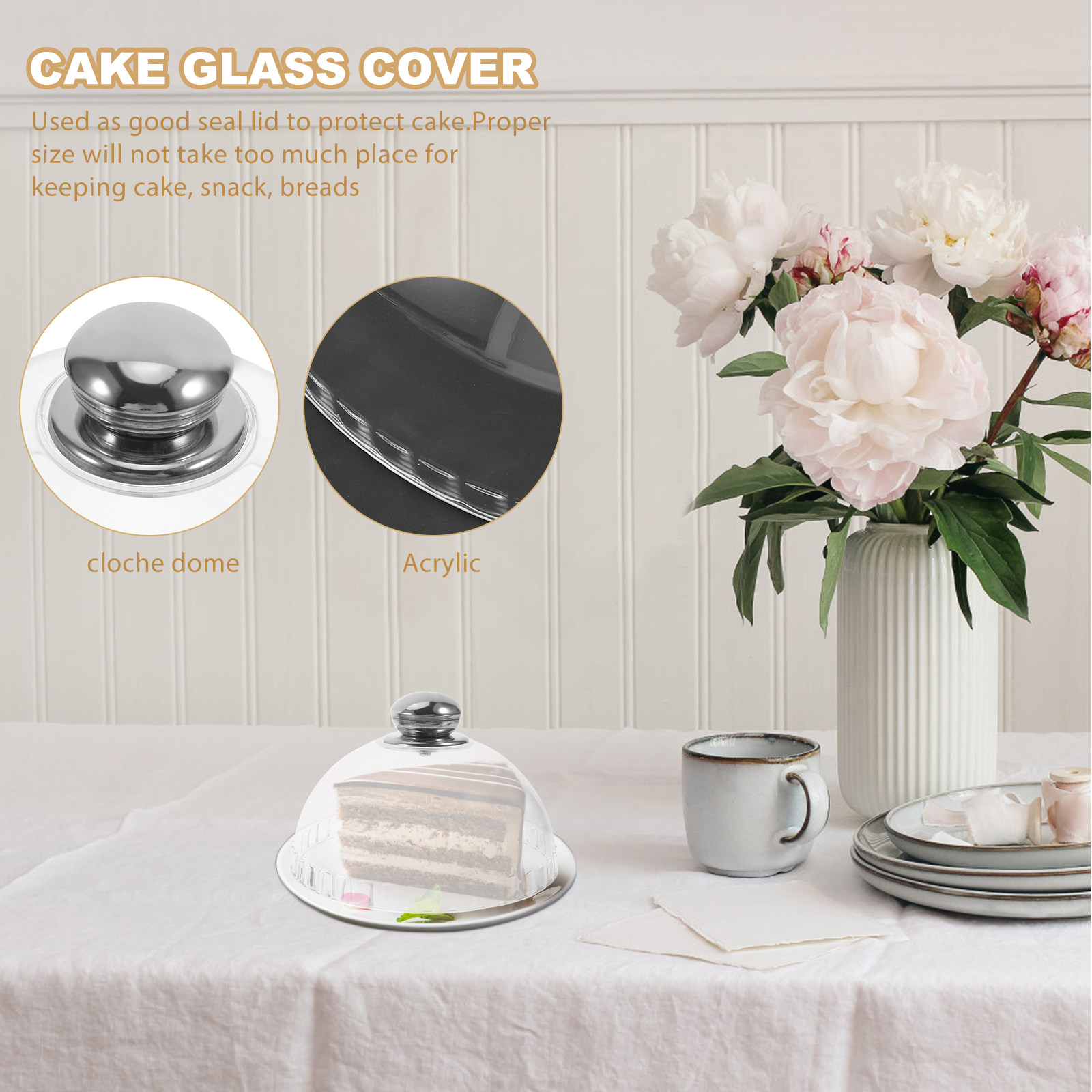 Plastic Dome Clear - Copertura a Cupola Trasparente in Acrilico