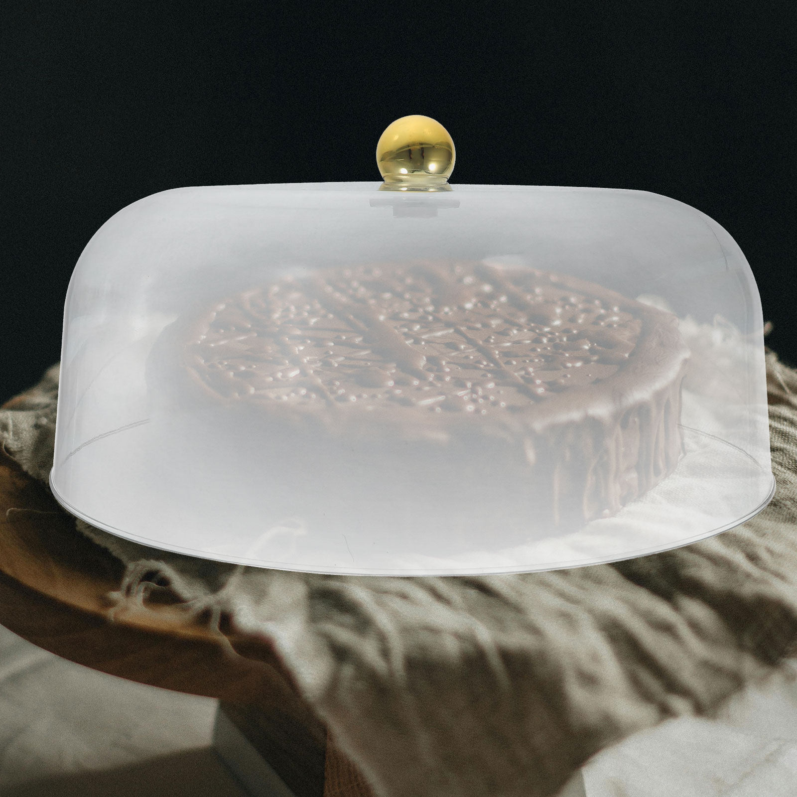 Plastic Dome Clear - Copertura trasparente in plastica per torte,
