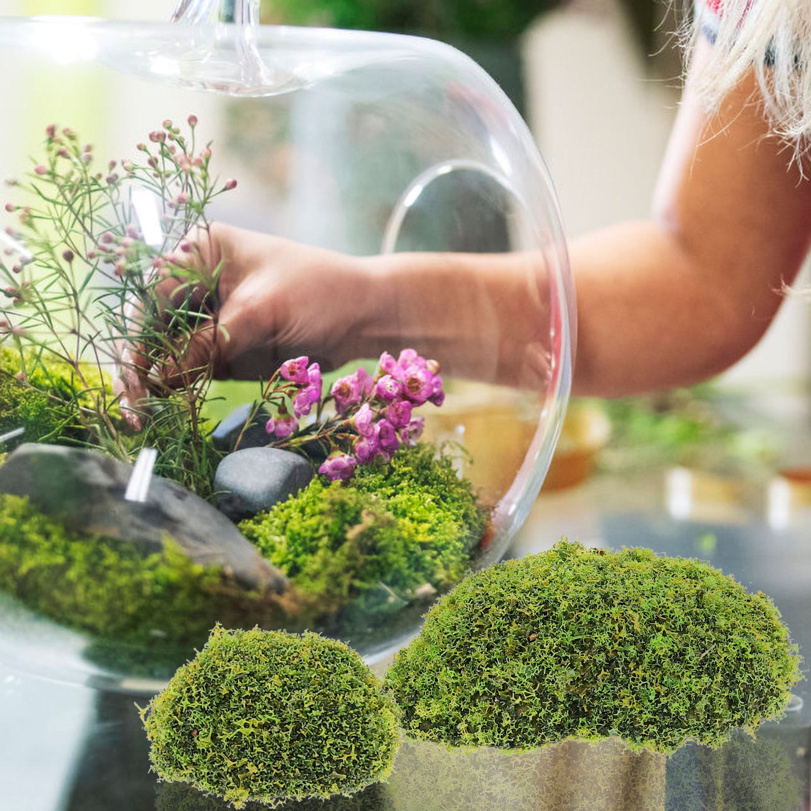 12 pezzi di muschio artificial - Sphagnum Moss Dry recensione e prezzo